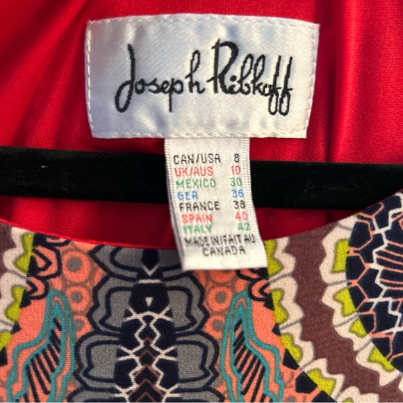 Joseph Ribkoff sexy colorful HTF stretch sz 8 suit dress NWOT! 🔥 - Picture 12 of 12